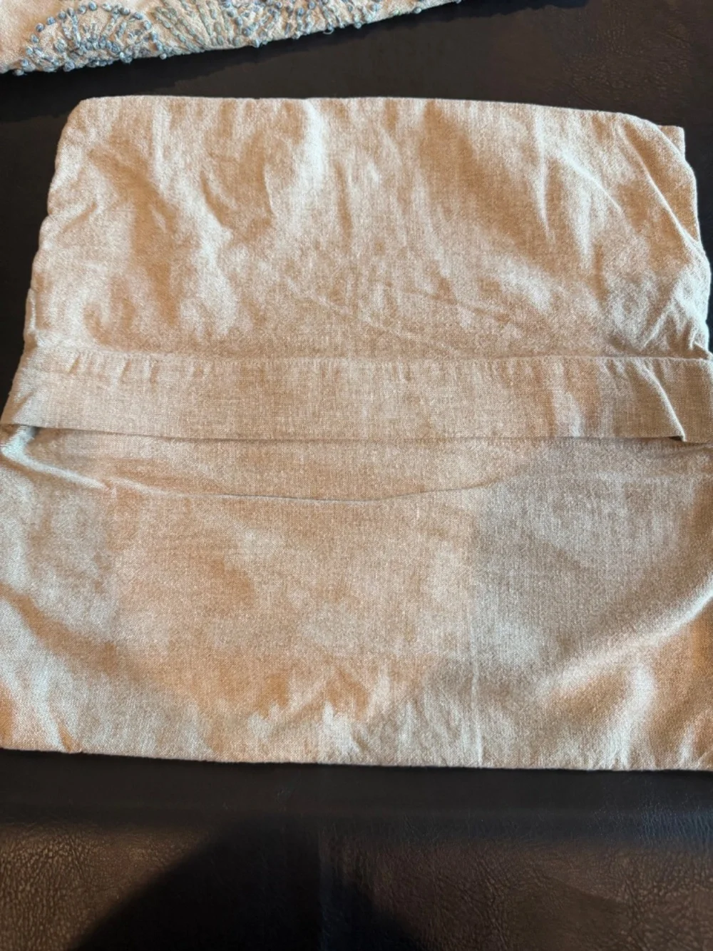 Pottery Barn Embroidered Pillow Cases Beach Theme Shell Set of 4